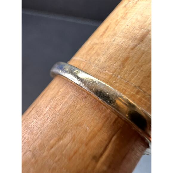 Lab Ruby and topaz halo ring in gold over sterling silver size 7 - Picture 12 of 16